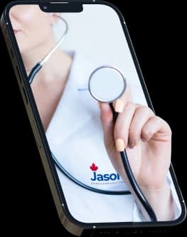 telehealth with a phone and stethoscope